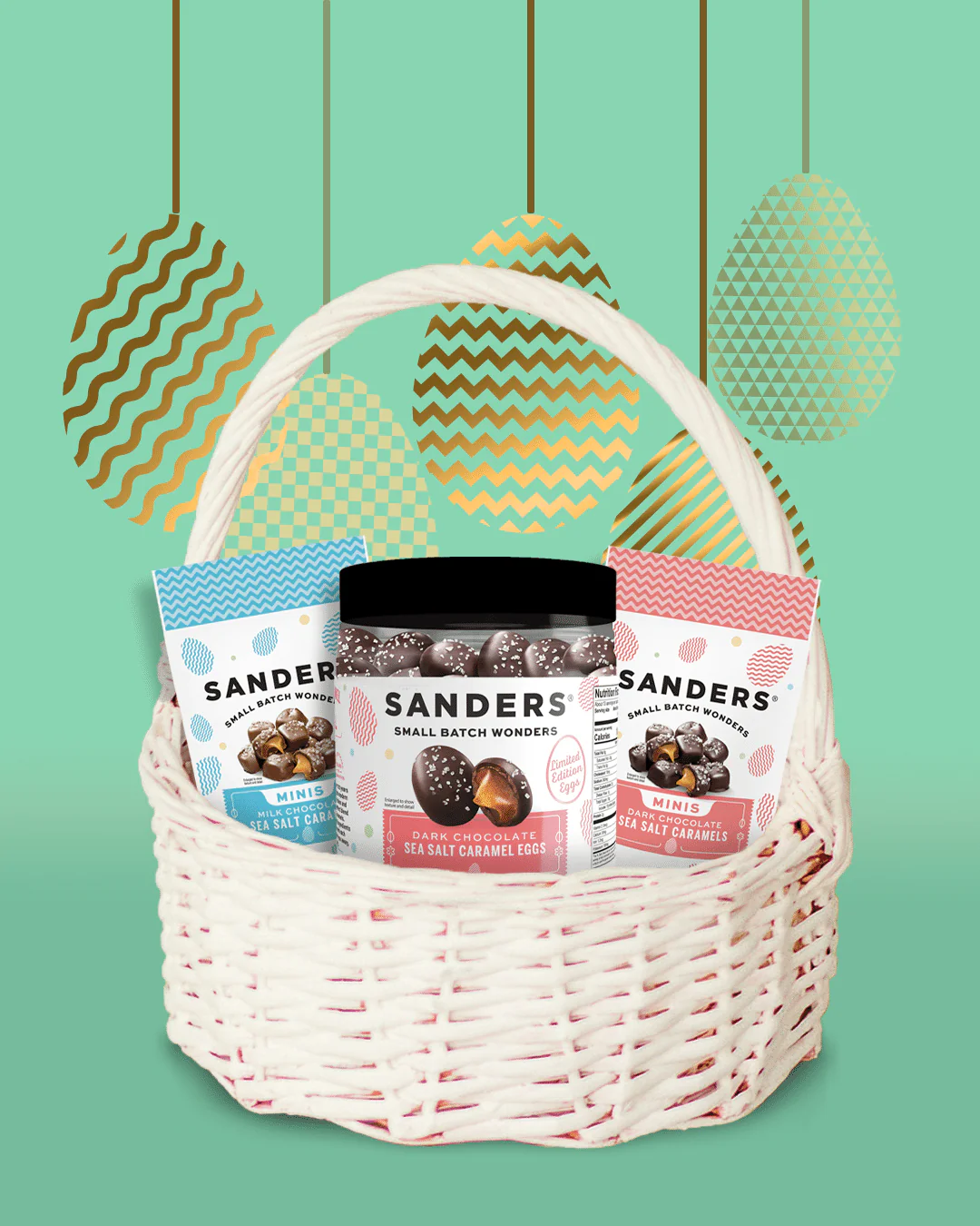 Dark Chocolate Sea Salt Caramels Easter Minis - Image 3