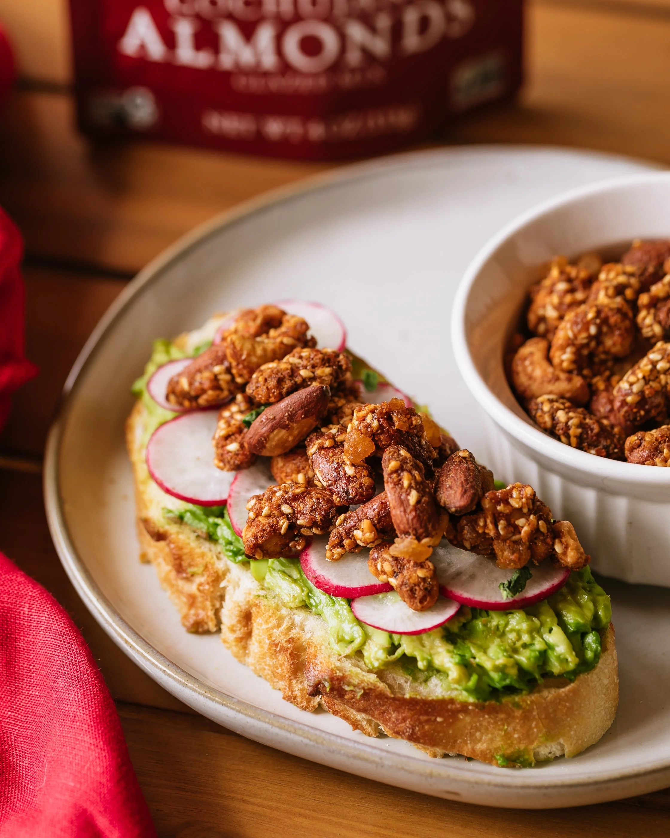 Spicy + Sweet Gochujang Almonds Glazed Mix - 1.5 oz. Pouch - Image 3